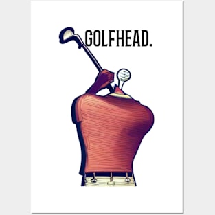 Golfhead Posters and Art